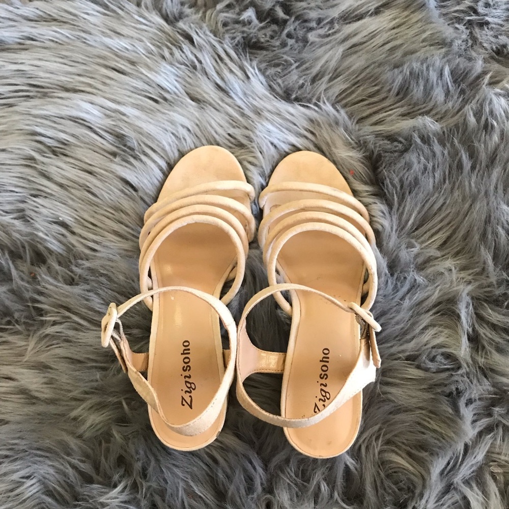 Zigi Soho Block Heels Sandal Size 8.5